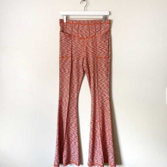 Free People Movement Orange On It Flare Leg pants - Picture 1 of 10